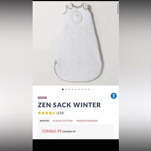 Nested Bean Zen sleep sack 6-15MO